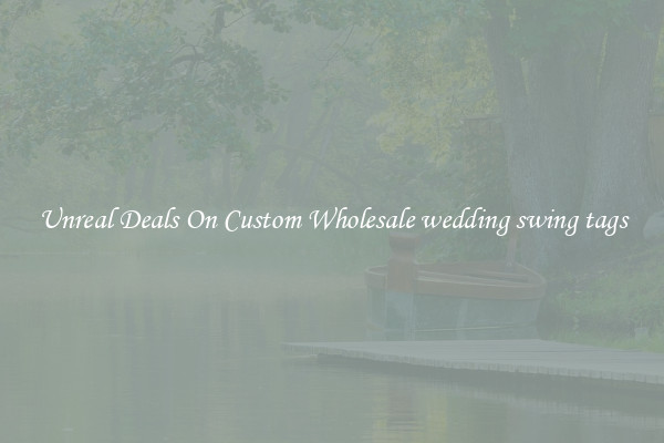 Unreal Deals On Custom Wholesale wedding swing tags