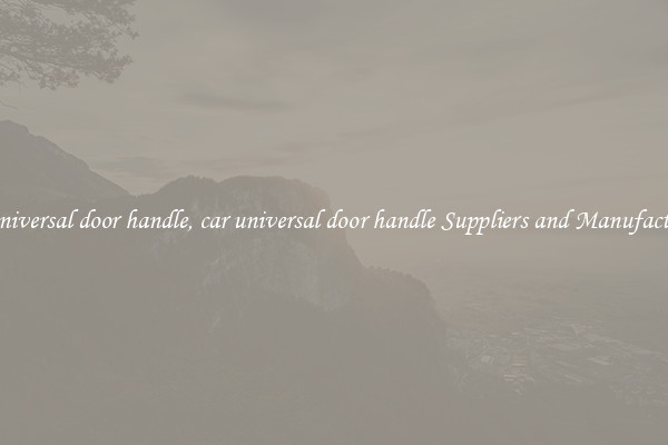 car universal door handle, car universal door handle Suppliers and Manufacturers