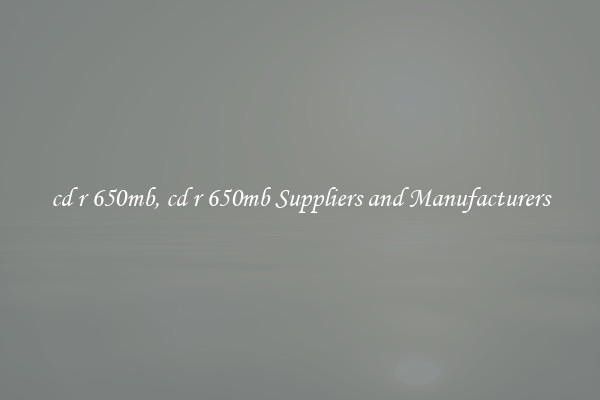cd r 650mb, cd r 650mb Suppliers and Manufacturers
