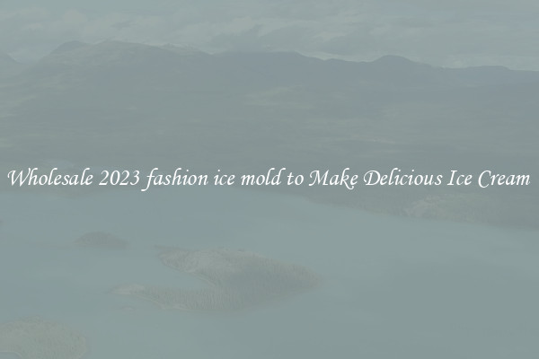 Wholesale 2023 fashion ice mold to Make Delicious Ice Cream 